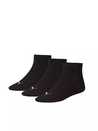 PUMA | Calcetines tobilleros Quarter, paquete de 3 | schwarz